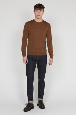 Matinique Regular fit Sweater 'Margrate' in Brown