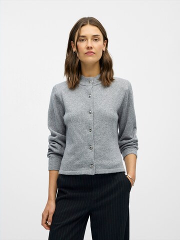 OBJECT Knit cardigan in Grey: front