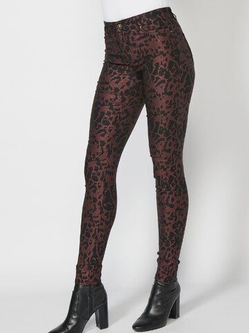 Skinny Pantalon KOROSHI en noir