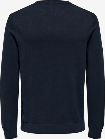 Only & Sons Pullover 'Bovi' in Blau