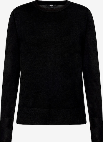 Pull-over zero en noir : devant