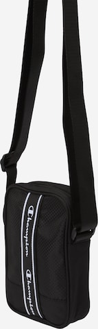 Champion Authentic Athletic Apparel Crossbody Bag in Black: front