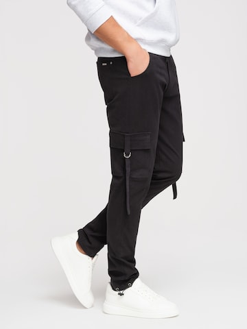 Ombre Regular Sports trousers in Black