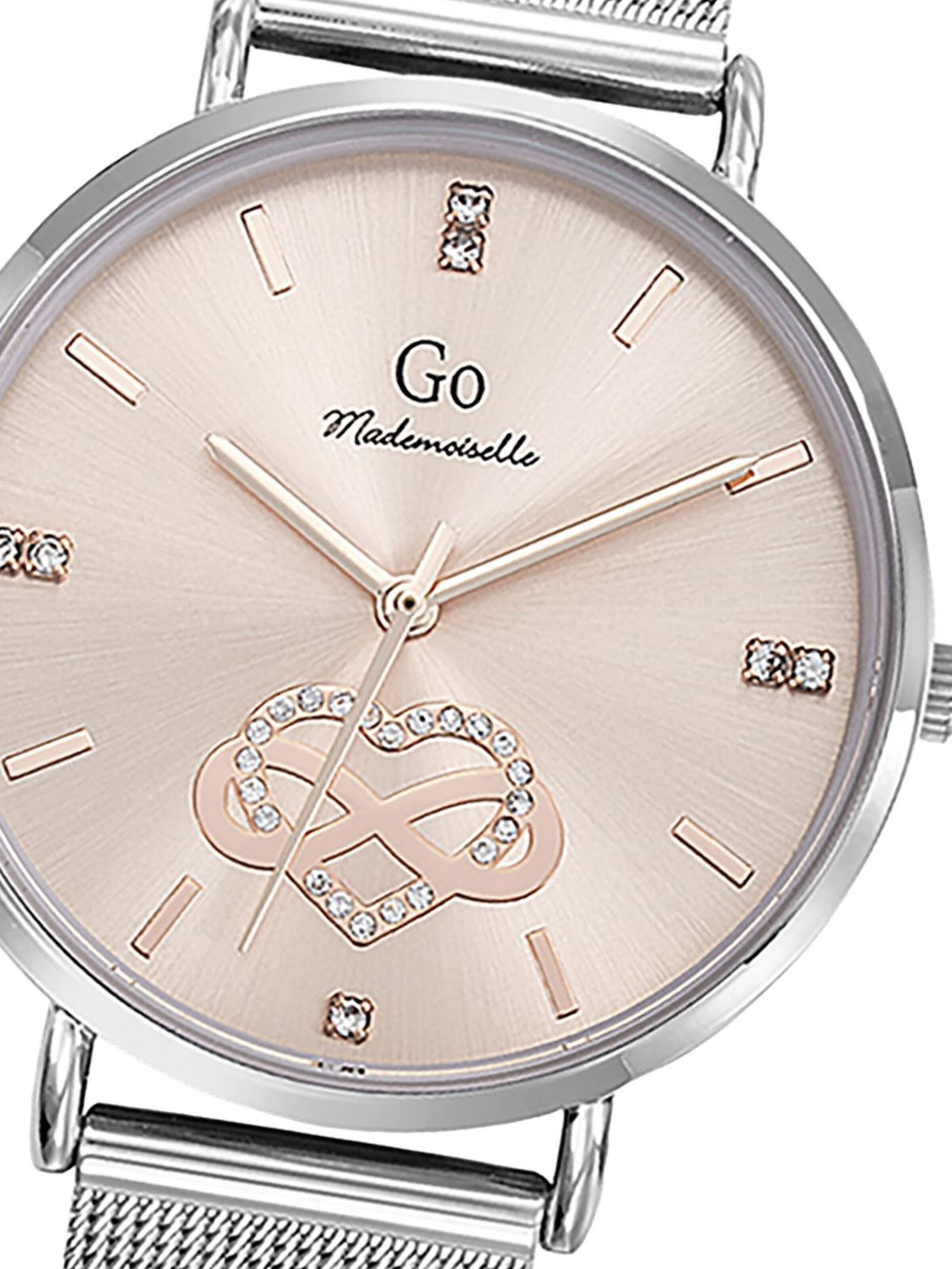 GO GirlOnly - Reloj analógico en plata