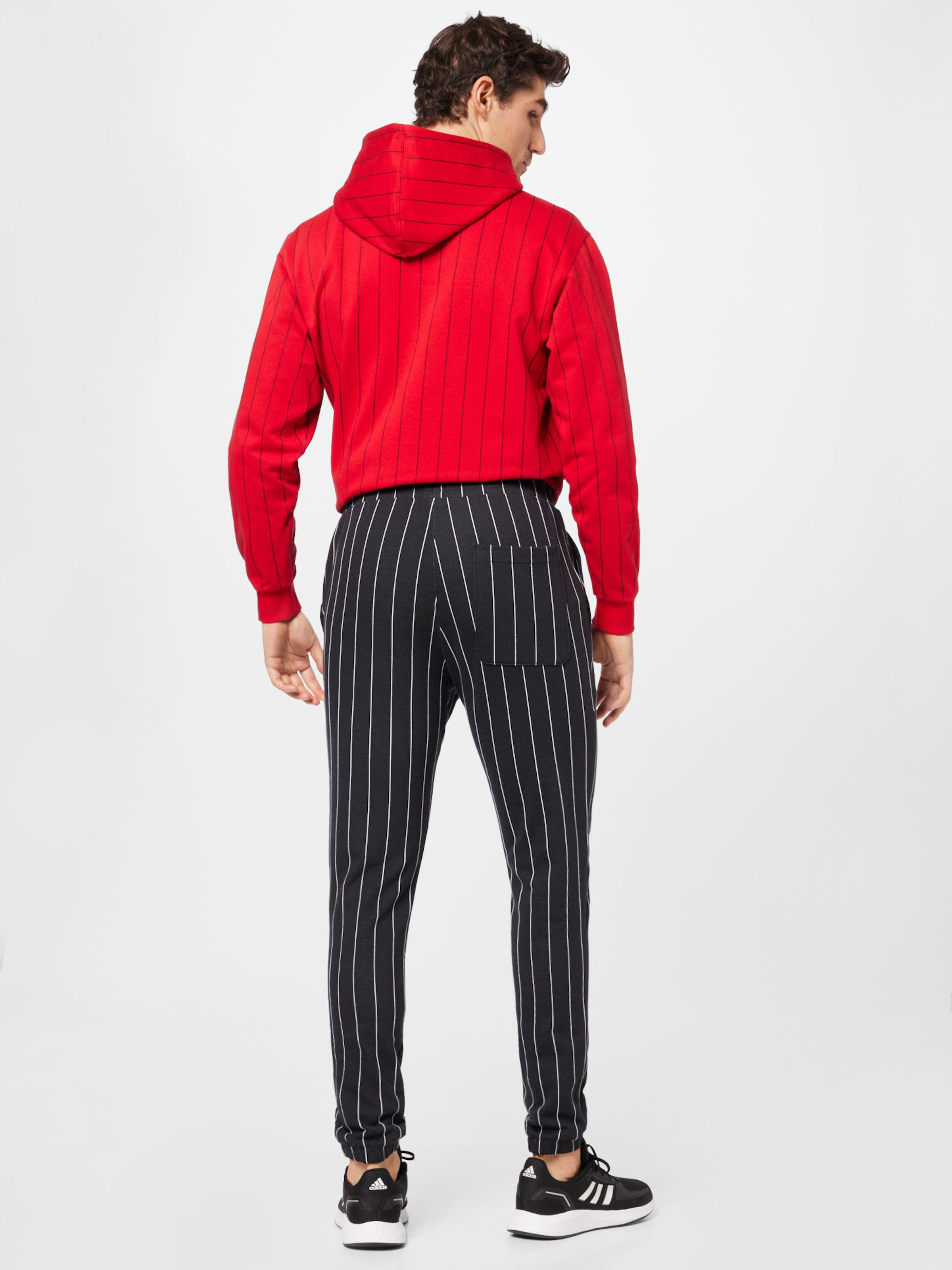 Adidas best sale pinstripe tracksuit