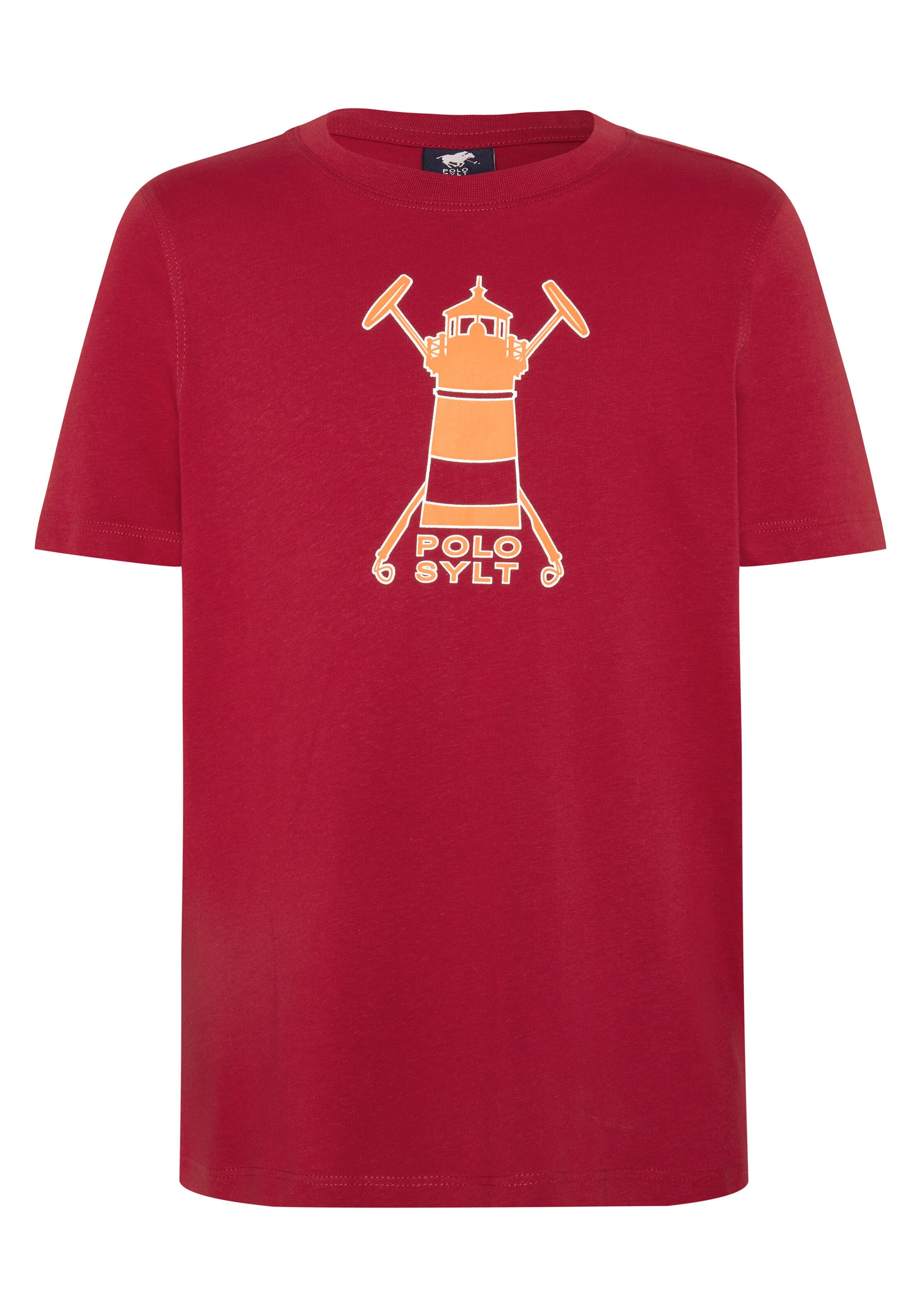 Polo Sylt T-Shirt in Rot: Vorderseite