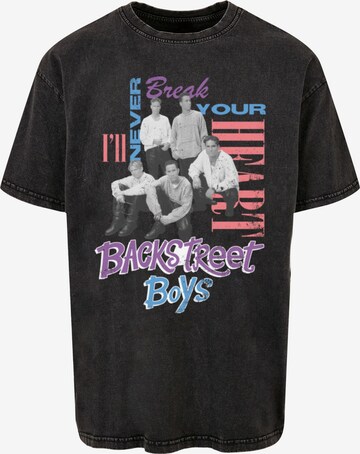 Merchcode Shirt 'Backstreet Boys - INBYH' in Grijs: voorkant