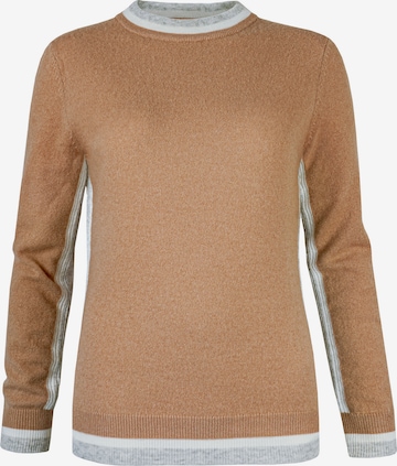 Marc & André Sweater 'TINDED AVENUES' in Beige: front