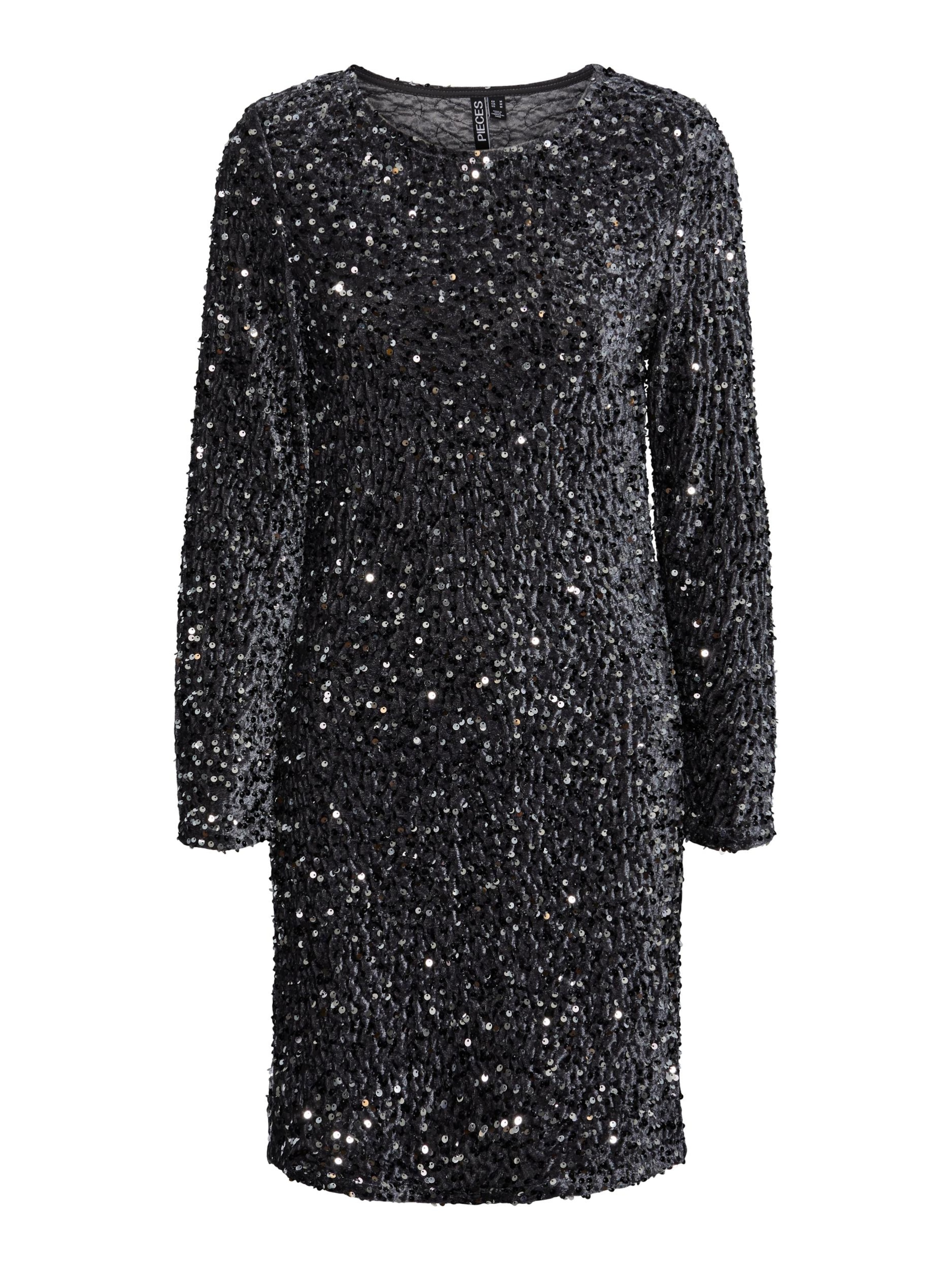 PIECES - Vestido de gala 'KAM' en gris: frente