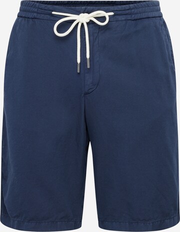 Hackett London Trousers in Blue: front