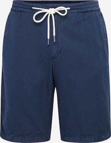 Hackett London Regular Trousers in Blue: front