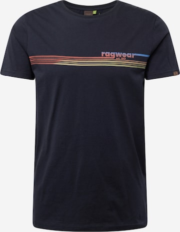 T-Shirt 'HAKE' Ragwear en bleu : devant