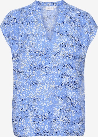 SAINT TROPEZ Blouse 'Dacia' in Blue: front