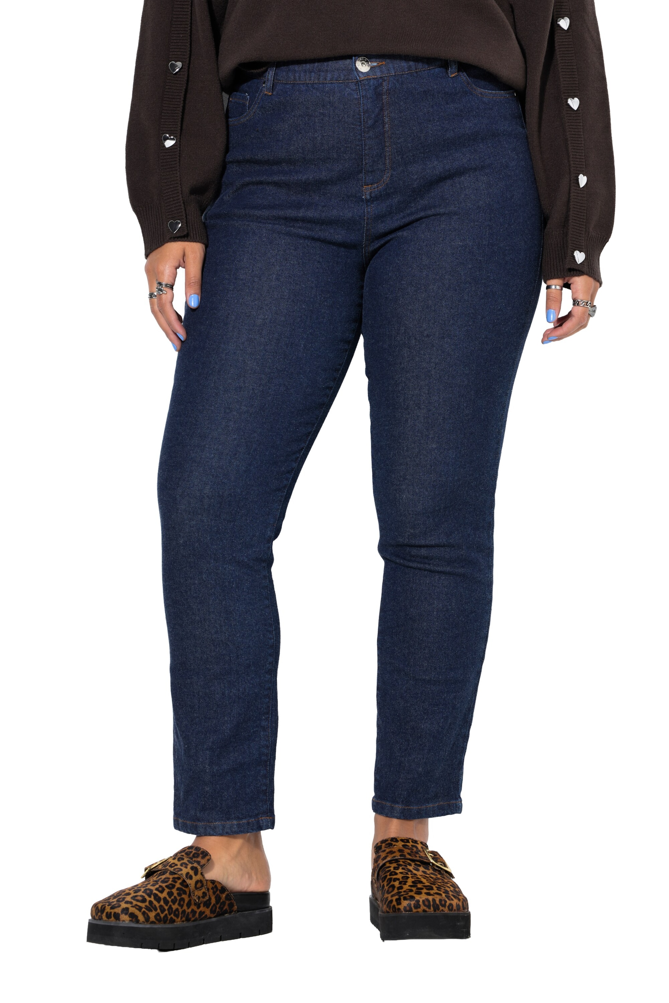 Studio Untold Regular Jeans in Blauw: voorkant