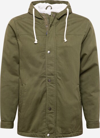 Denim Project Tussenparka in Groen: voorkant