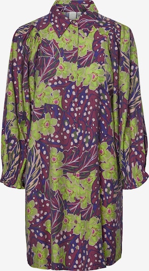 Y.A.S Shirt dress 'EMILI' in Green / violet / Berry / White, Item view