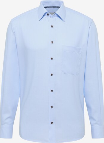 ETERNA Zakelijk overhemd in Blauw: voorkant