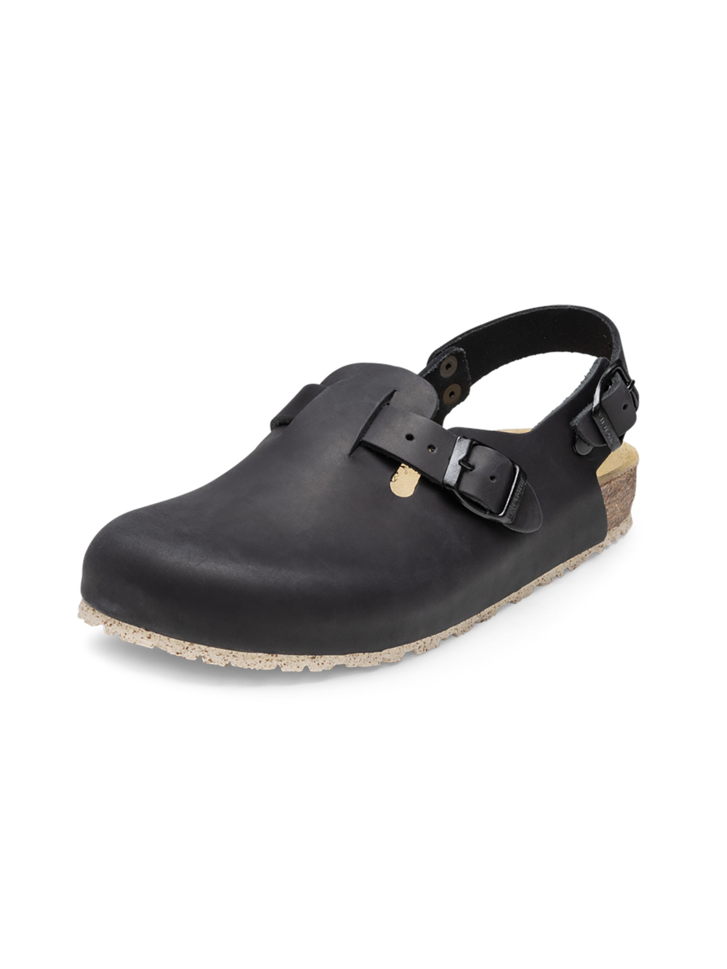 VITAFORM Clogs in Schwarz: Vorderseite