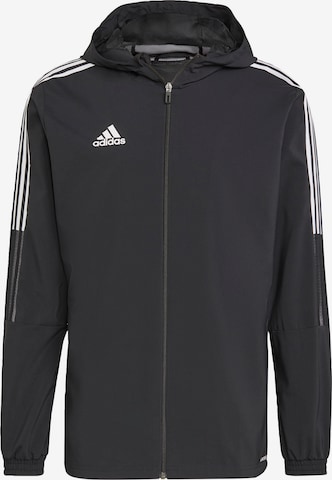 ADIDAS PERFORMANCE Training jacket in Black: front