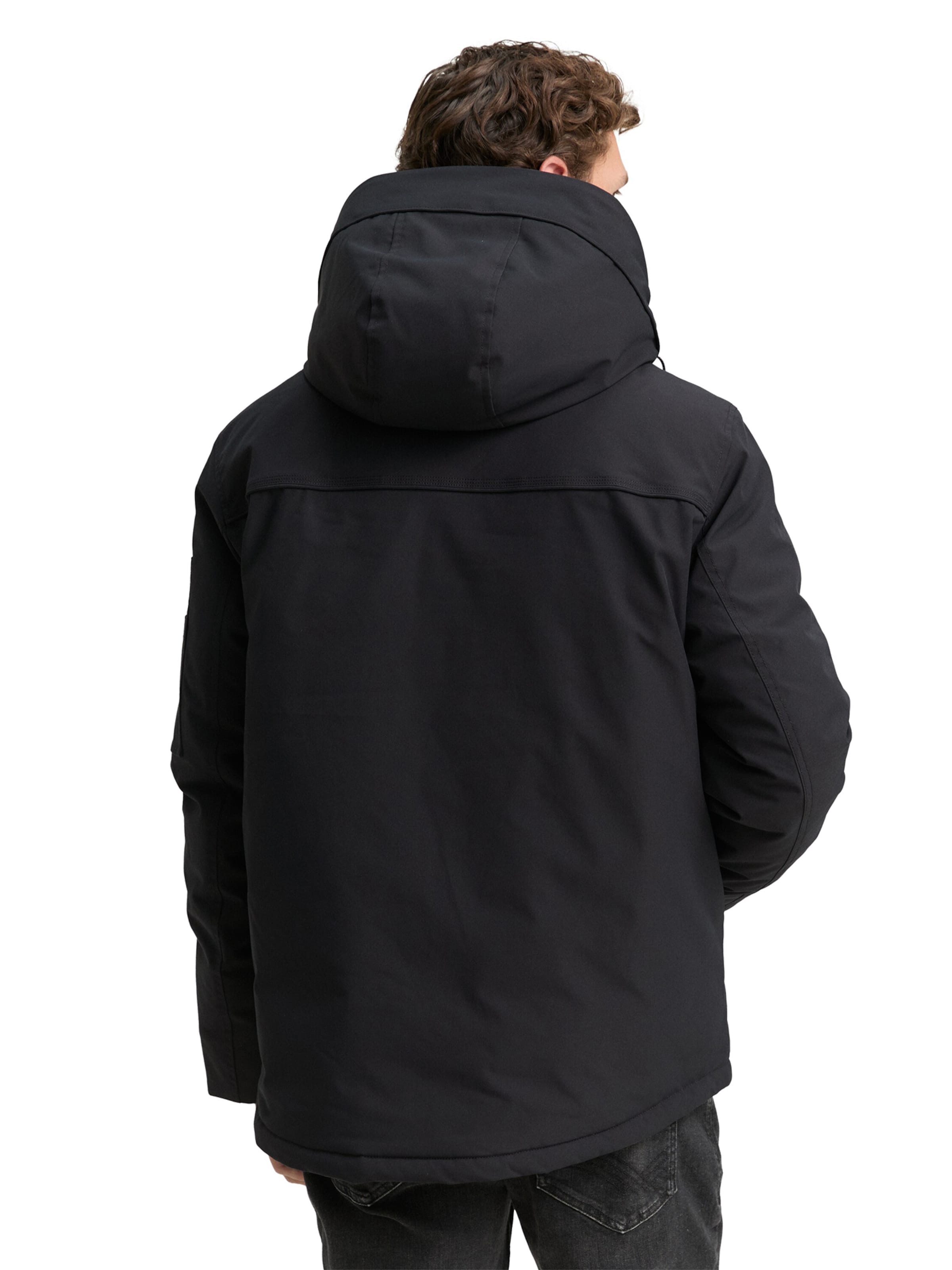 TOM TAILOR Jacke in Schwarz