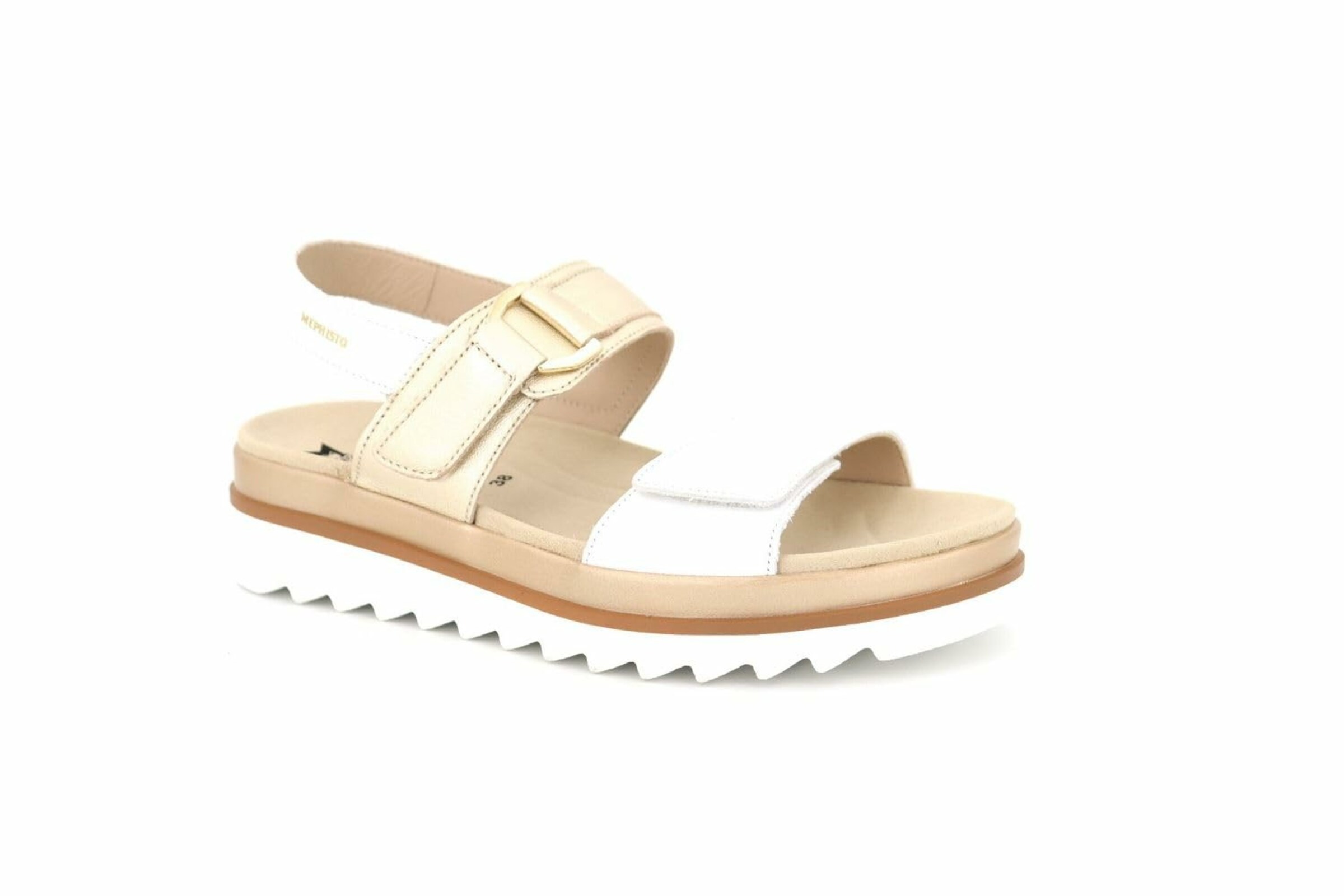 MEPHISTO Sandale in Weiß: Vorderseite