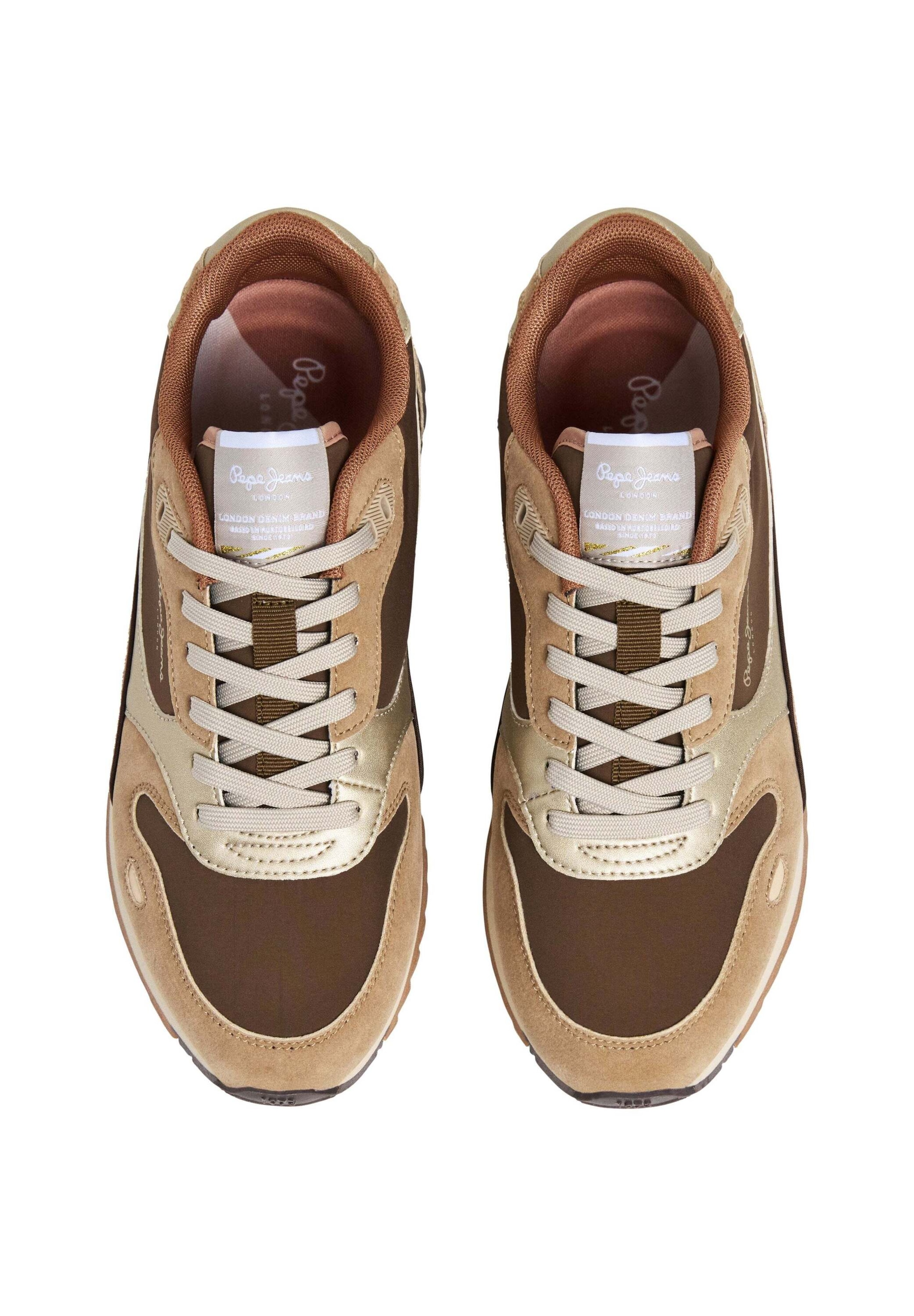 Baskets basses 'Bexley Essence' Pepe Jeans en marron