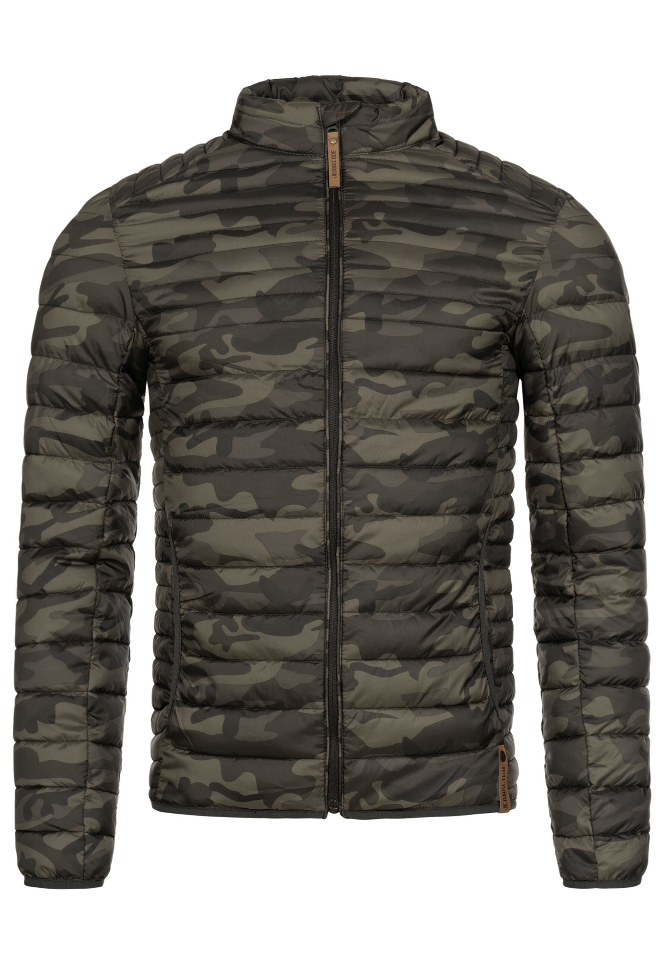 INDICODE JEANS Between-season jacket 'Islington' in Green: front