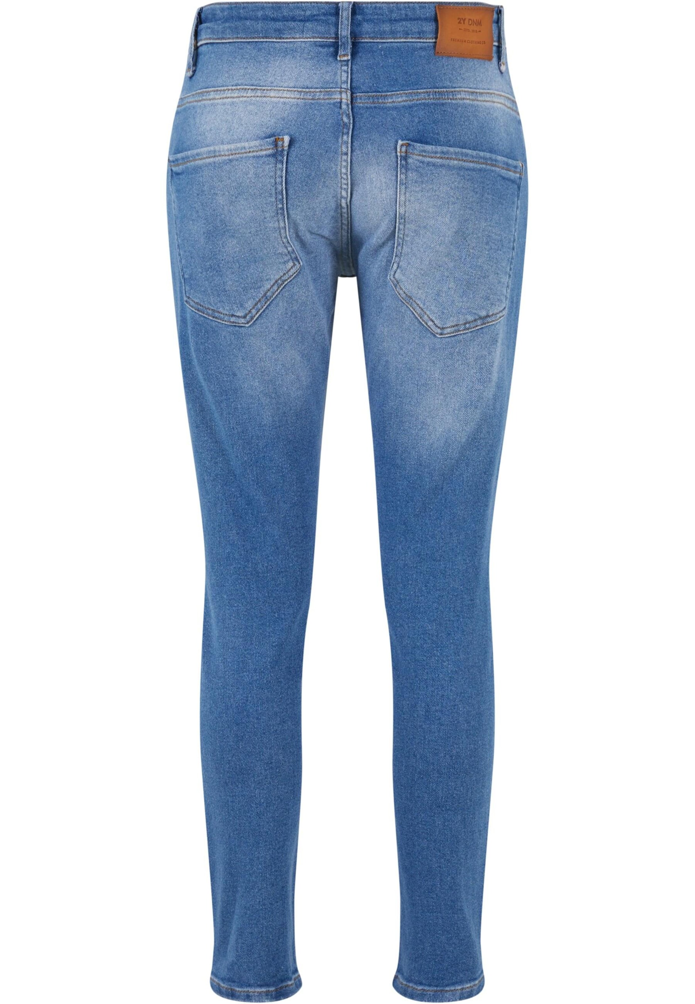 2Y Premium Slimfit Jeans in Blau