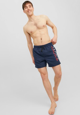 JACK & JONES Board Shorts 'Fiji' in Blue