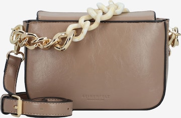 Seidenfelt Manufaktur Handbag 'Sokna' in Brown: front
