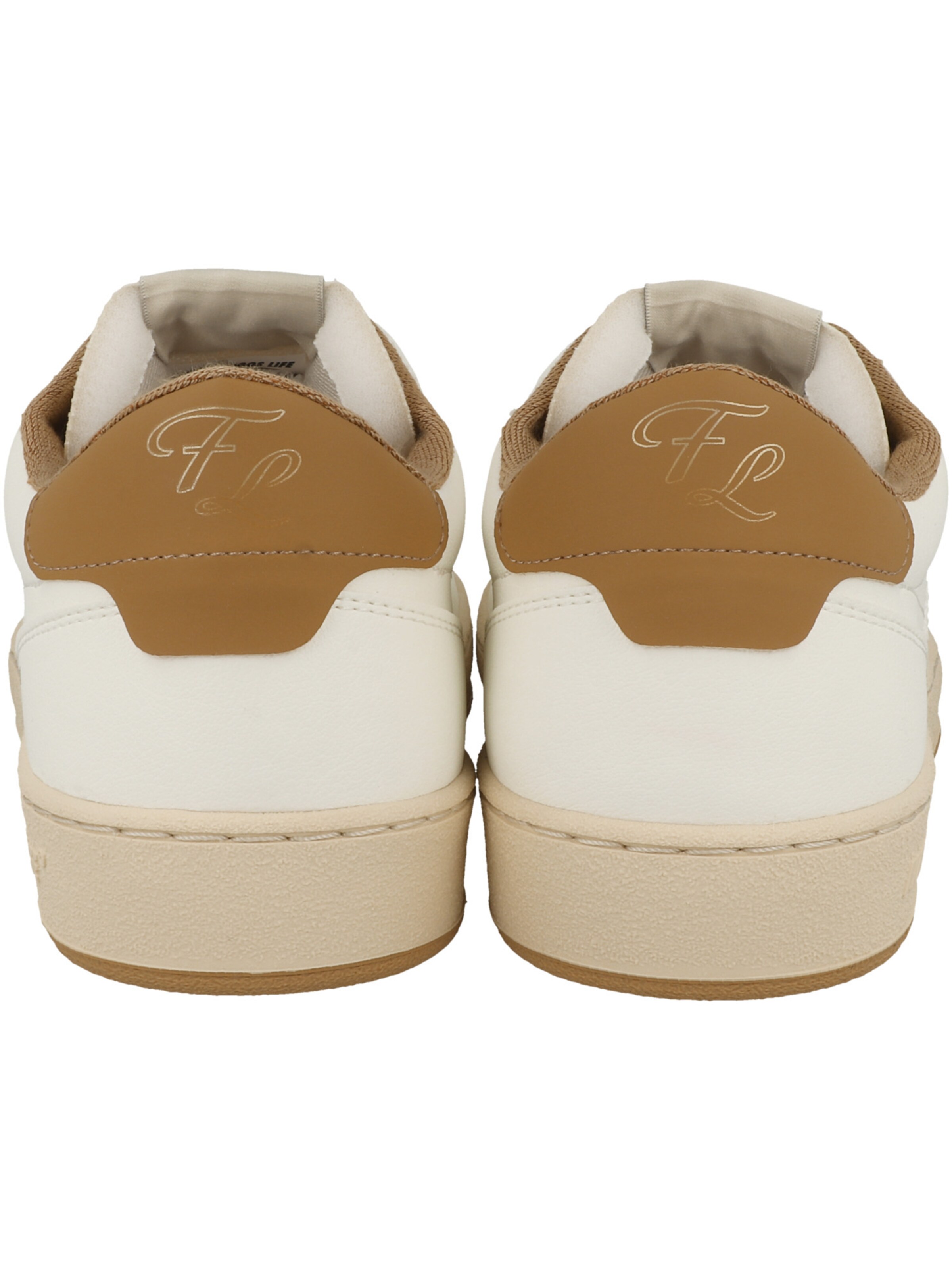 Baskets basses 'Stadion' Flamingos Life en blanc