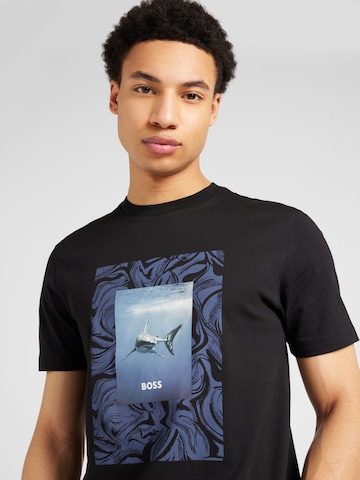 T-Shirt 'Te_Tucan' BOSS en noir