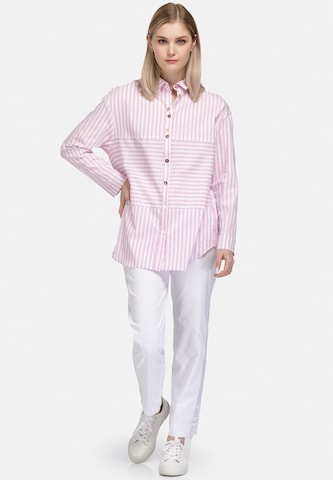 HELMIDGE Blouse in Roze: voorkant