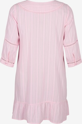 Zizzi Sukienka 'MGLORIA' w kolorze różowy