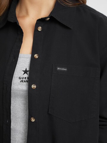 GUESS JEANS Bluse in Schwarz