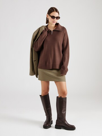 YAS Sweater 'YASFONNY' in Brown