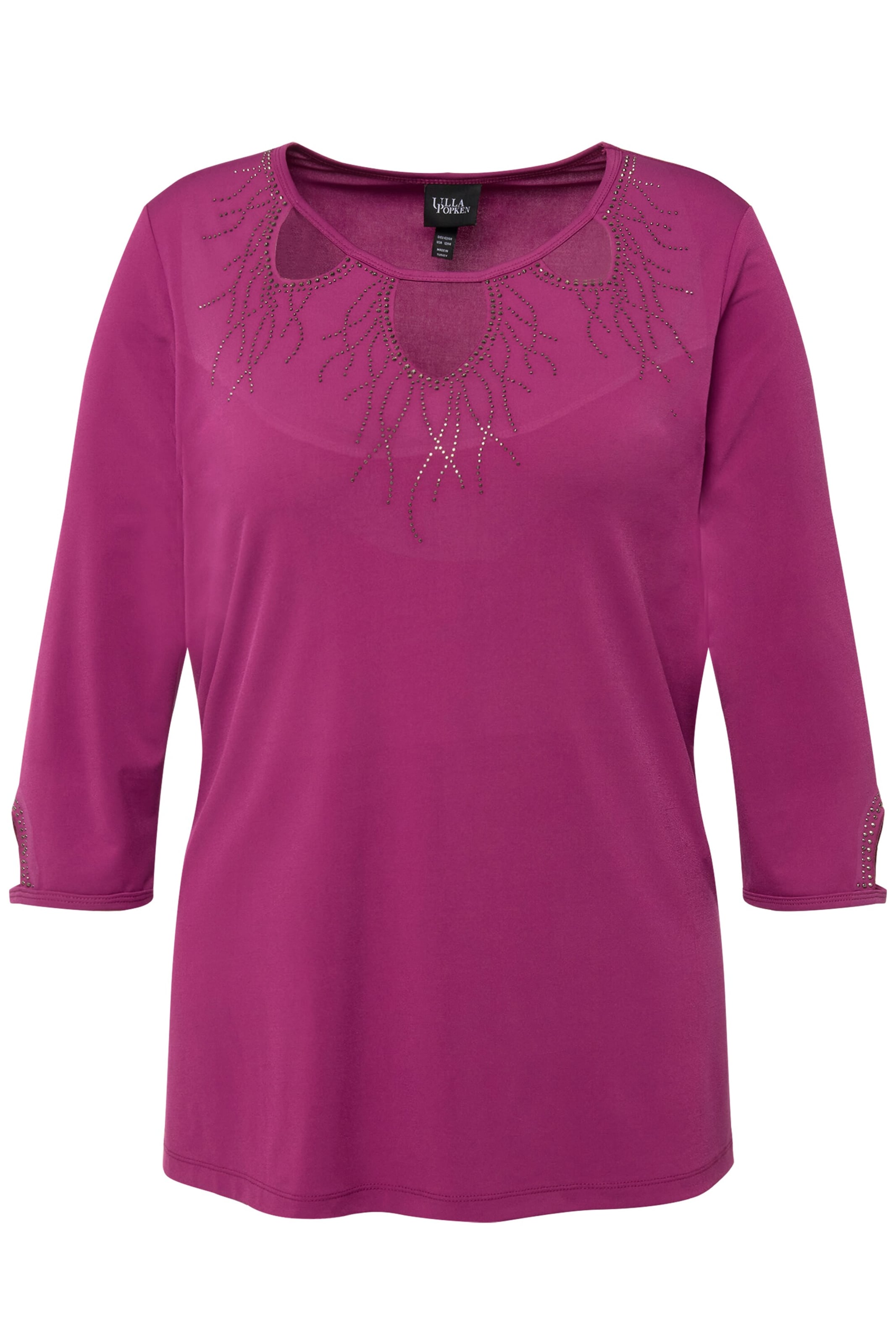 Ulla Popken Shirt in Pink: Vorderseite