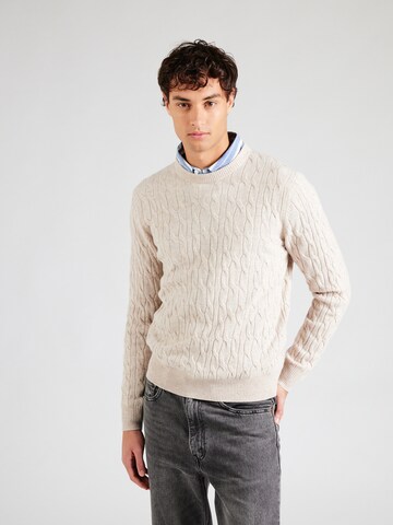 Hackett London Sweter w kolorze biały: przód
