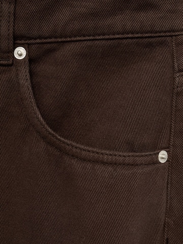 Wide Leg Jean 'CHARLOT' MANGO en marron