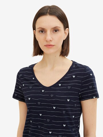 TOM TAILOR T-Shirt in Blau