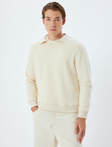 Koton Sweatshirt in Beige: voorkant