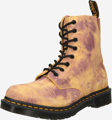 Bottines à lacets 'Pascal' Dr. Martens en jaune : devant