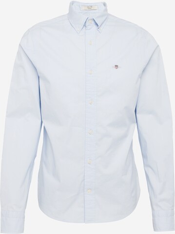 GANT Slim fit Overhemd in Blauw: voorkant