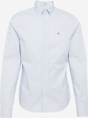 GANT Slim fit Button Up Shirt in Blue: front