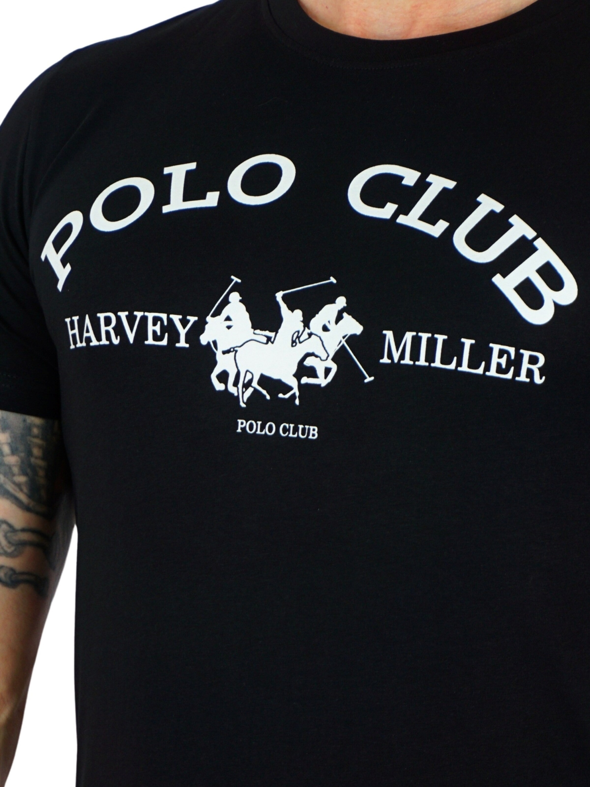 HARVEY MILLER Shirt in Zwart