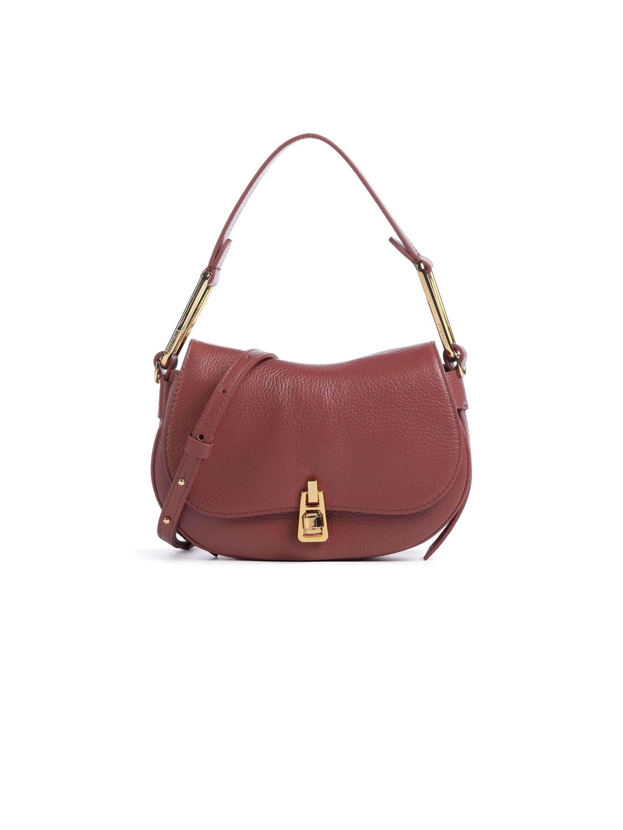 Coccinelle Schoudertas 'Coccinelle Shoulder Bag Brandy' in Bruin: voorkant