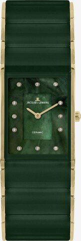 Jacques Lemans Analog Watch in Green: front