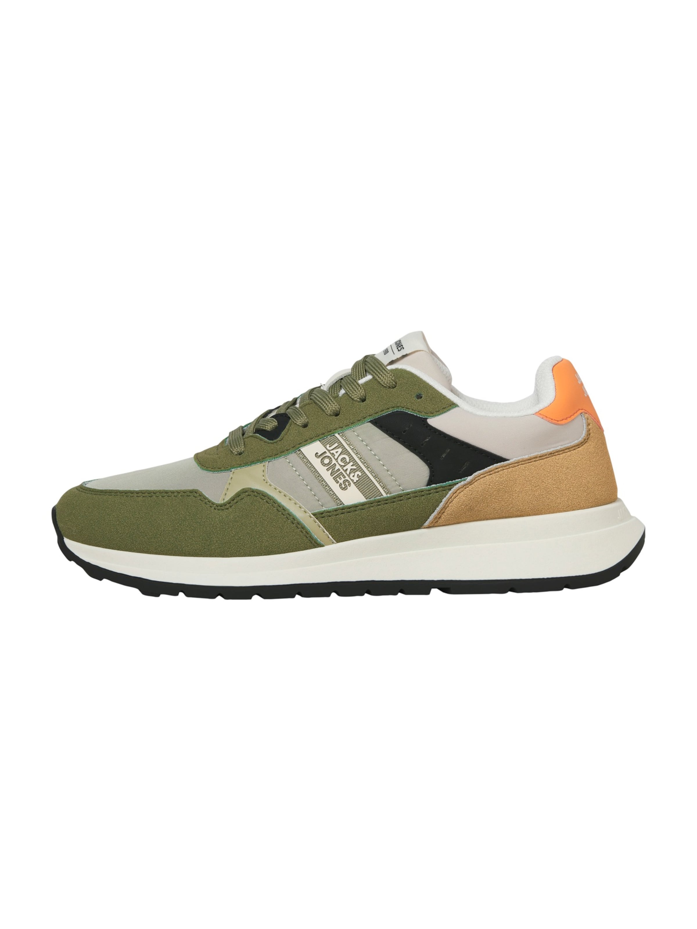 JACK & JONES Nizke superge 'JFWOSWALD' | zelena barva: sprednja stran