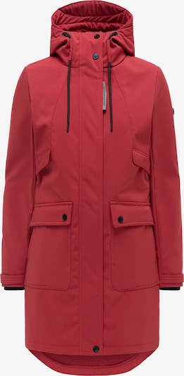 NAVAHOO Mantel 'Morgennebel 14' in XS in rot, Produktansicht