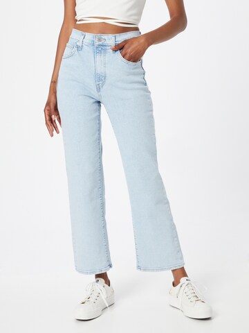 LEVI'S ® Flared Jeans 'High Waisted Crop Flare' in Blue: front